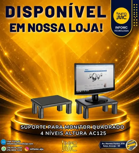Suporte para monitor 4 níveis 