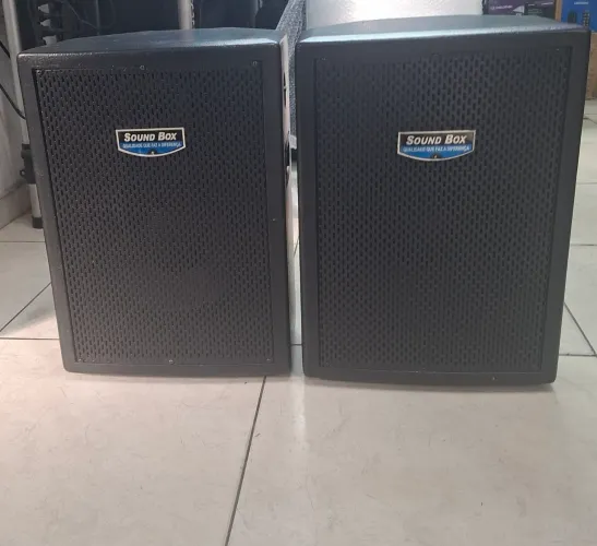 Par de caixas Soundbox 12" ativa+ passiva
