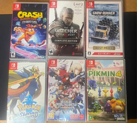 Jogos Nintendo switch infos na descrição