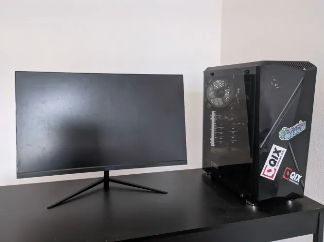 PC Gamer Ryzen 5 5600G + RX 580 8GB + 16GB RAM + Monitor 180Hz<br>