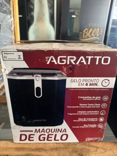 Máquina de gelo Agratto 12 kg