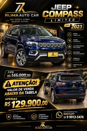 Jeep Compass Long. TD 350 2.0 4X4 Diesel AUT 2023