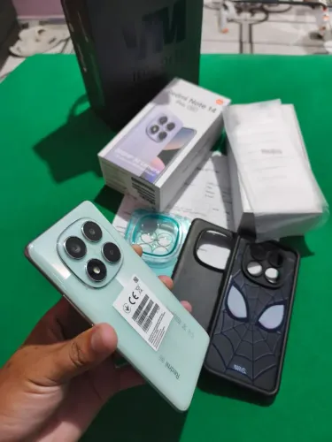 Vendo Xiaomi Redmi Note 14 Pro 5G 256GB e 12GB de Ram Semi Novo caixa Nota e etc