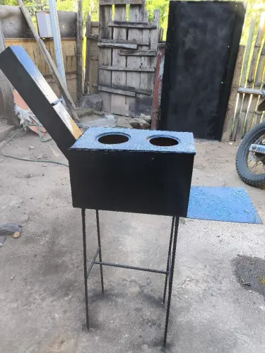 Fogão a lenha e churrasqueira 