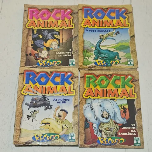 Gibis Rock animal Fase 1 - 4 gibis - Revista Recreio