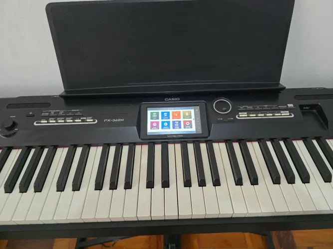 Piano Digital Casio Privia PX-360M Completo + Suporte + Pedal + Bag para Transporte