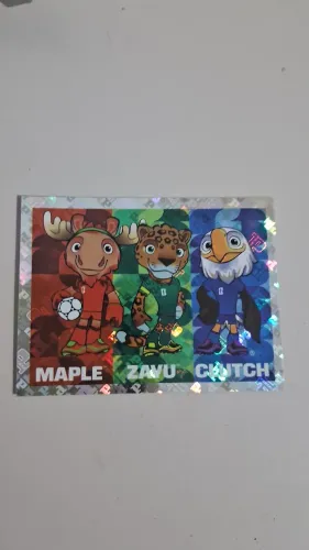 Carta dos 3 mascotes