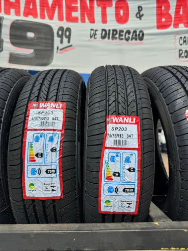 Pneus aro 13 novos com garantia promocao
