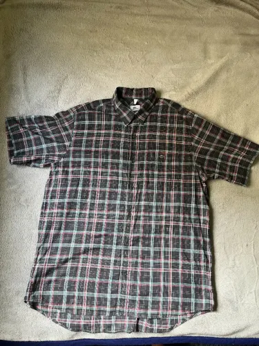 camisa lacoste original xadrez estilo casual premium 