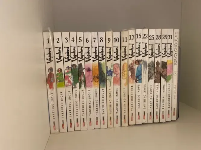 Coleção de Mangás Vagabond e Tokyo Ghoul: Re