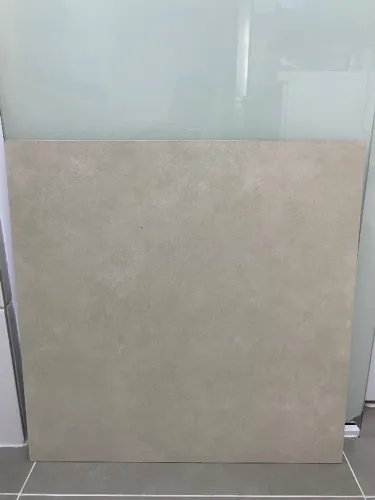 Porcelanato Cimenticio Acetinado borda reta externo 61x61 Betim Almond Artens 