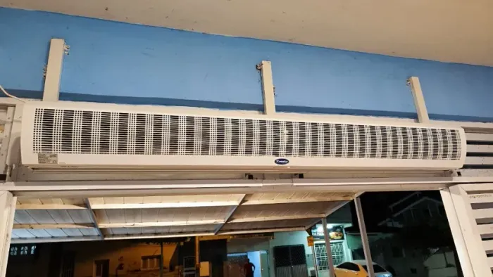 Cortina de Ar Vix Two 200cm Branco - 220 Volts + SUPORTE EM AÇO