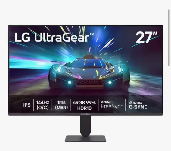 Vende-se Monitor game LG UltraGear 27 polegadas 144 Hz estado de NOVO !!!