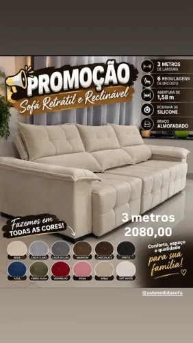 Sofás top na promoção entregamos em Goiânia e aparecida