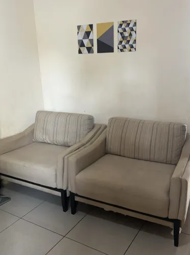 Conjunto de poltronas primeira linha
