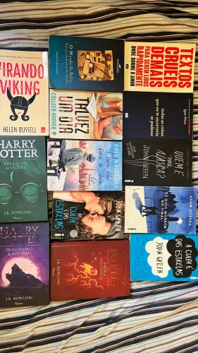 Livros diversos de uso único meu
