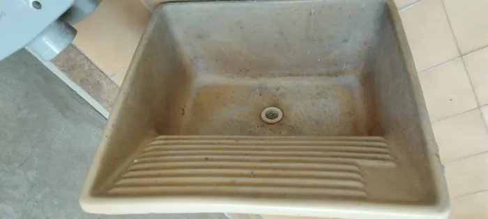 Tanque para Lavanderia em Louça - Marca Castro