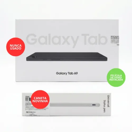 Samsung Galaxy Tab A9 Completo + Caneta Stylus+ Película + Capa (Brinde)