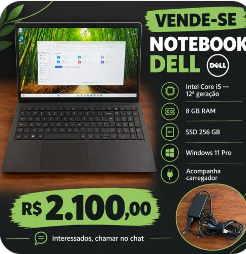 NOTEBOOK DELL CORE i5 12ª GERAÇÃO - WINDOWS 11 PRO