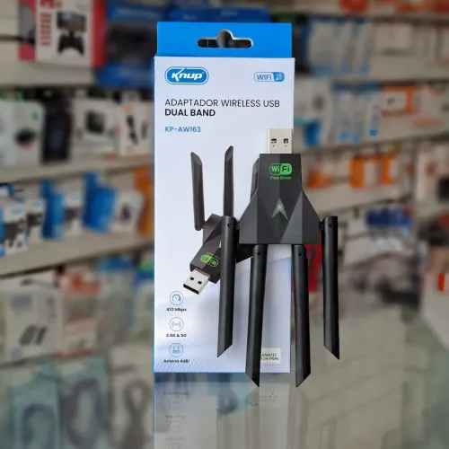 Adaptador wifi 5g dual band - entrega em slz e região 