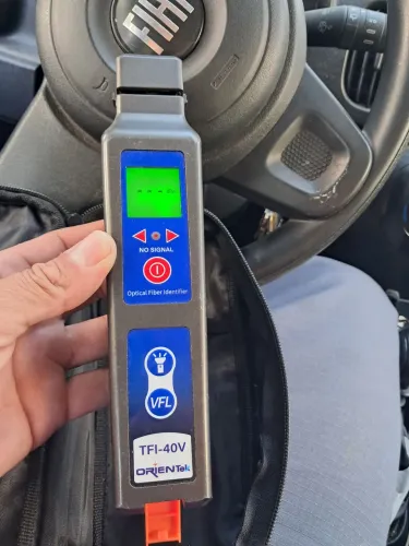 Identificador De Fibra Óptica Tfi-40 função caneta de luz e lanterna