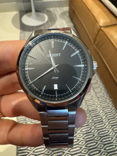 Relógio Orient Eternal NOVO, mostrador preto, raridade