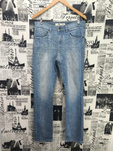 Calça Jeans Lacoste Slim Fit Tam 42 Cód 4564 Usado/Original