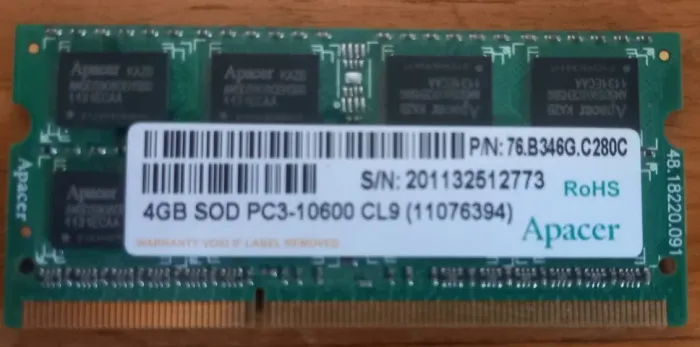 Memória DDRIII - 4 GB