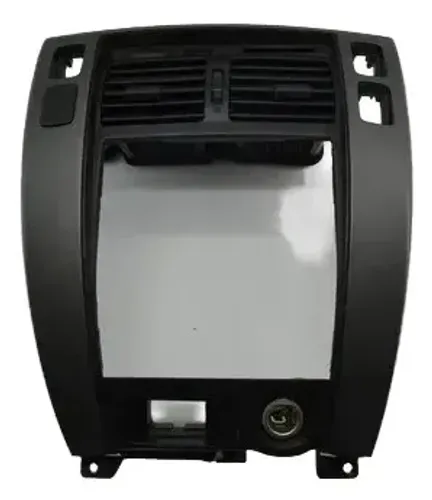 Moldura Radio Central C/difusor Painel Tucson 2015 Original Preto