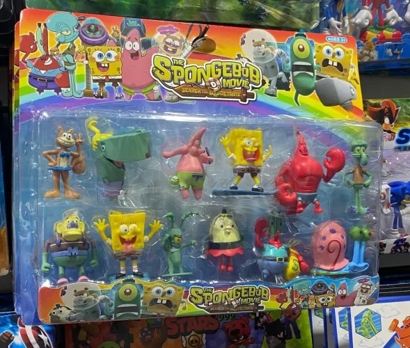 Coleção bonecos Bob Esponja