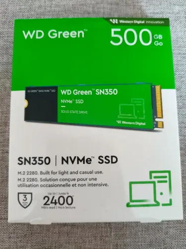 SSD NVME WD GREEN 500 GB NOVO