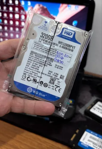 hd 320 wd blue com windows 10 e office ( excelente estado 