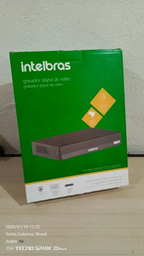 ?Kit Completo CFTV Intelbras - DVR + Câmeras + HD WD Purple (Pronto para Instalar)