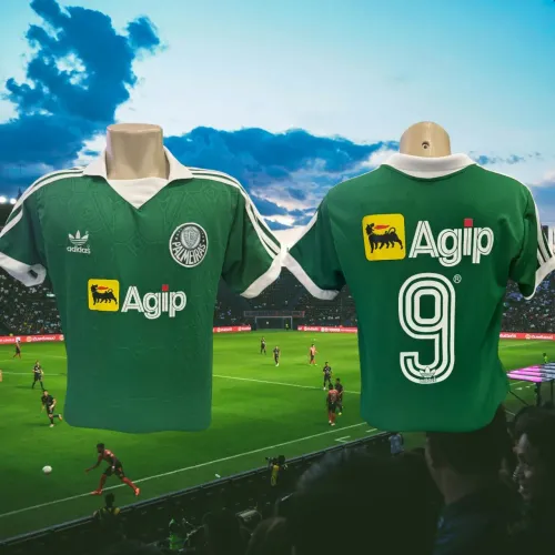 Camisa retrô Time Palmeiras Agip