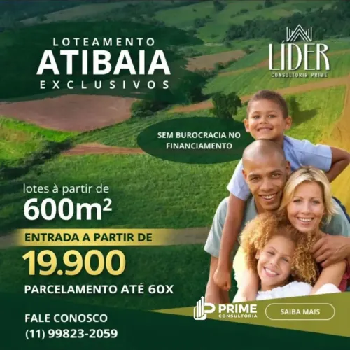 SUA CHÁCARA EM ATIBAIA COM 600M² SAIA DO ALUGUEL AGORA!