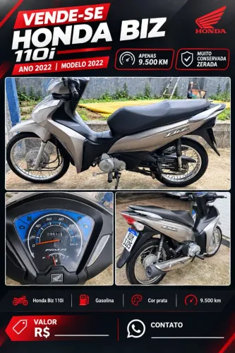 Honda Biz 110i ABAIXO DA TABELA FIPE