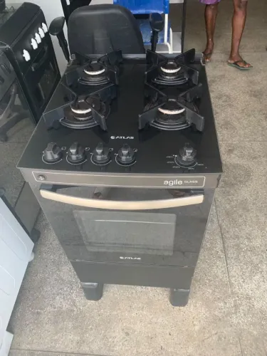 Fogao mesa de vidro Manual