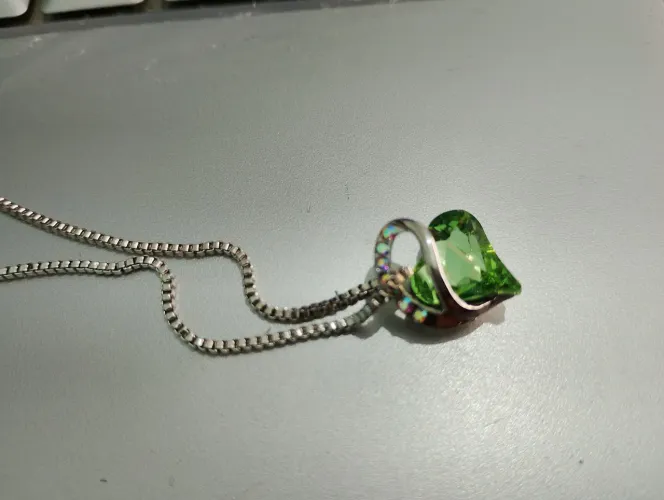 Colar coração infinito