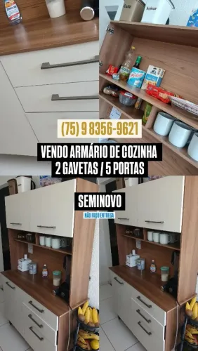 Armário de cozinha grande