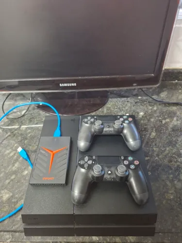 Ps4 fat fosco 500g desbloqueado
