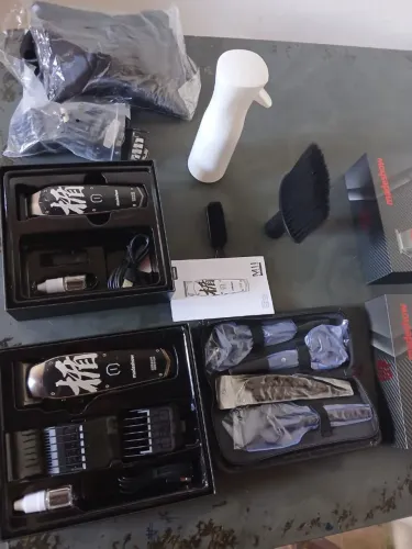 KIT BARBEIRO PROFISSIONAL MADESHOW COMPLETO !!! Novo!!
