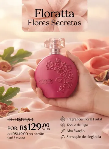 Perfume floratta flores secretas