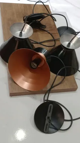 Kit 3 pendentes, não entrego