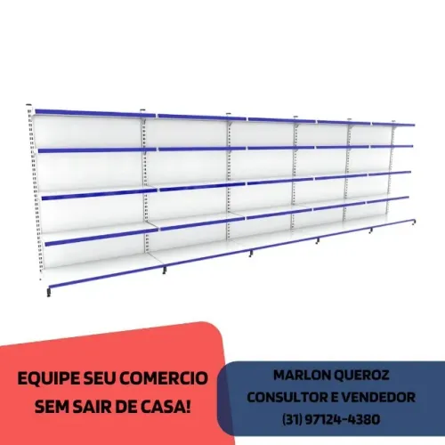 Gondola de Parede 5 Bandejas Polar Nova