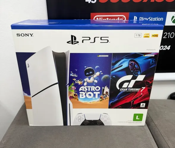 Ps5 slim com leitor novo 