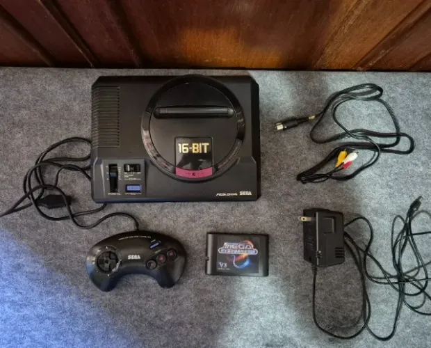 Sega Mega Drive 1 16-BIT Japonês - Com Everdrive Mega Evergenesis V3