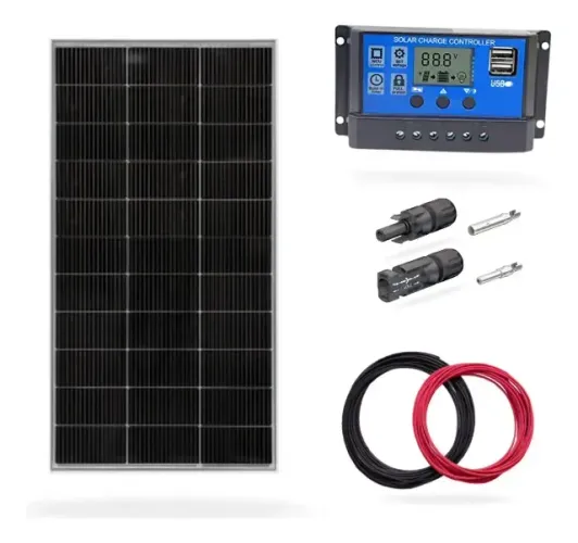 Kit Painel Placa Energia Solar 155w Motor Home 12 Volts