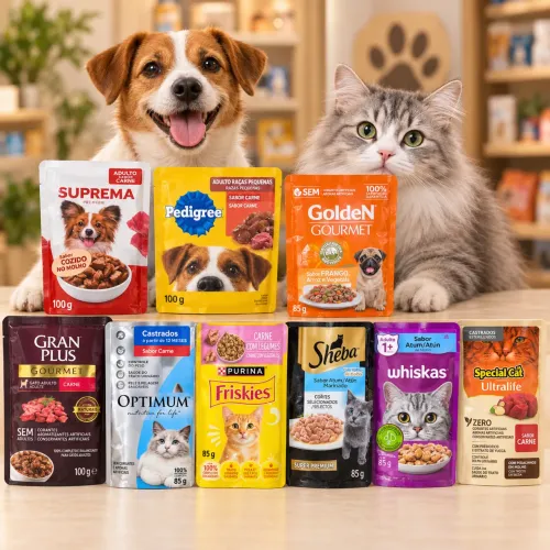 Patê e sachê gatos e cachorros 2,00 apenas consulte