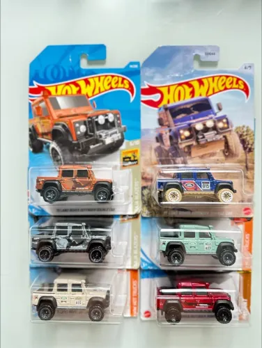 Lote Hot Wheels Land Rover Defender Double cab -