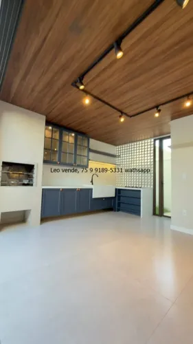 Leo vende, casa, bairro Sim, 4 suítes, closet , goumert